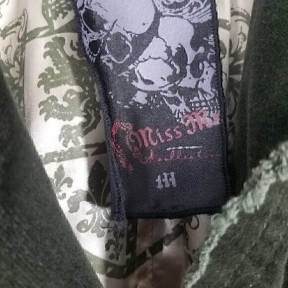 Miss Me Gold Collection Velvet Jacket - Picture 6 of 8